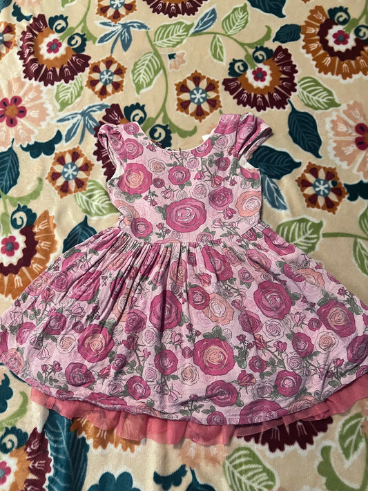 Pink Casual Dress - Size 3-4 - Pre-Loved