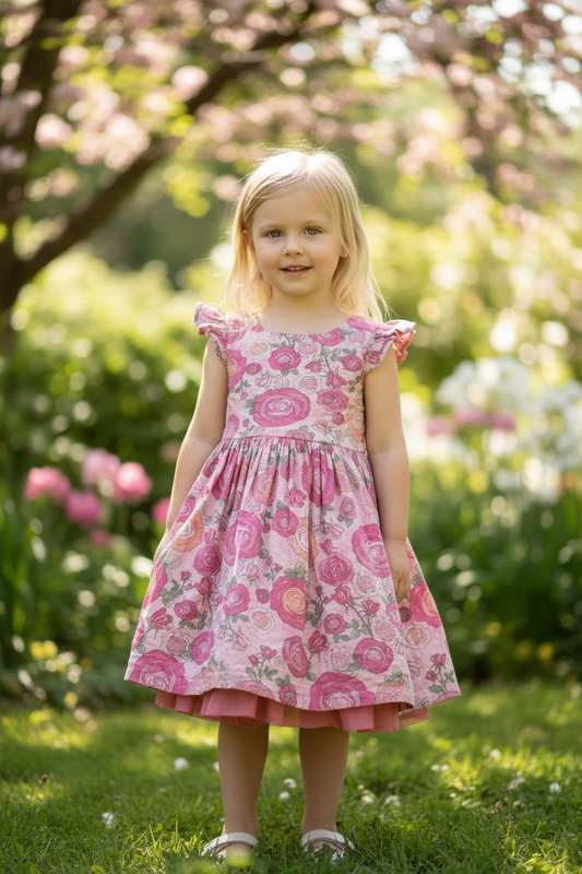 Pink Casual Dress - Size 3-4 - Pre-Loved